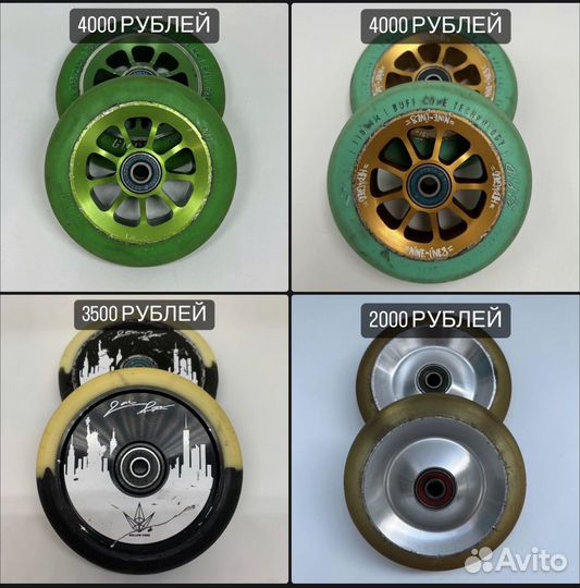 Колеса для трюкового самоката (топовые)