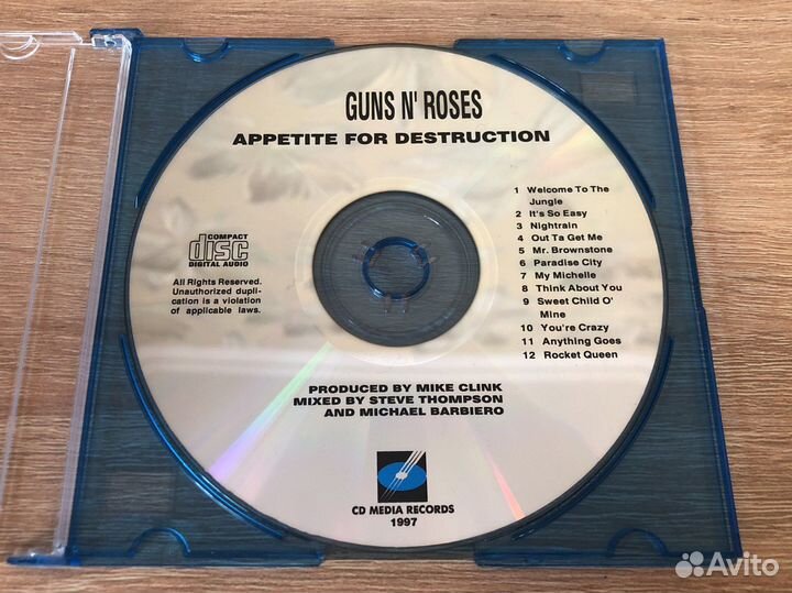 CD Guns N' Roses – Appetite For Destruction