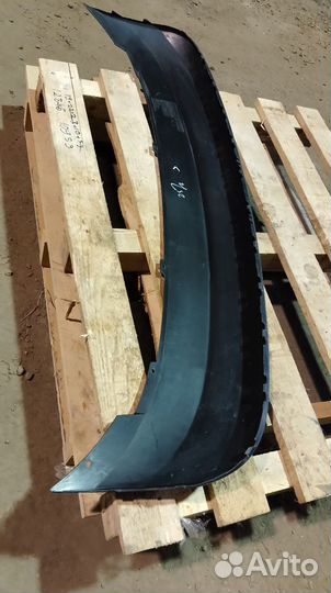 Накладка переднего бампера Нижняя губа Skoda rapid