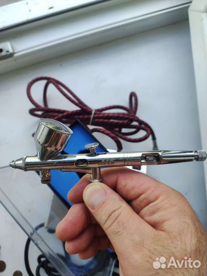 Аэрограф и компрессором