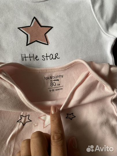 Боди для девочки 74/80