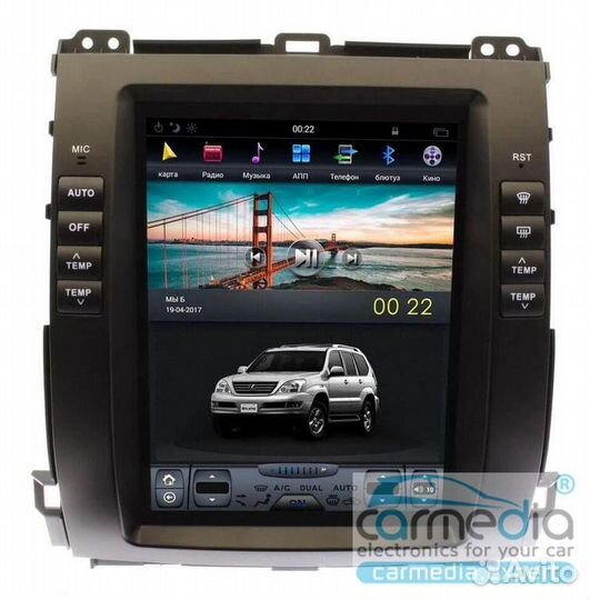 Штатная магнитола для Toyota Land Cruiser Prado 12