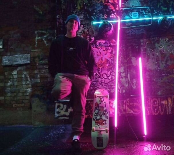 Лампа rgb угловой торшер 220см премиум (гарантия)