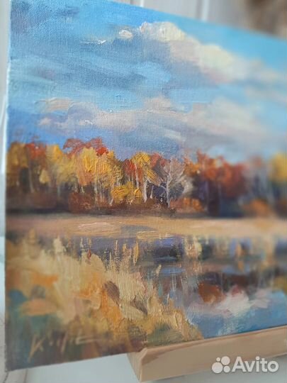 Картина маслом Осенний пейзаж