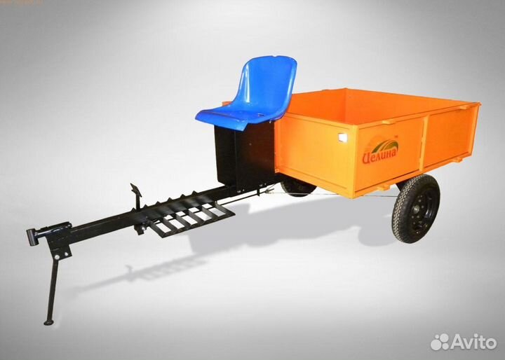 Прицеп для мотоблока новый,с тормозами