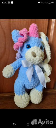 Плюшевый единорожка