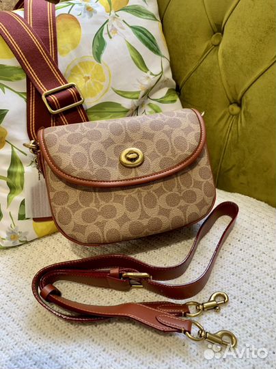 Сумка женская Coach кожа