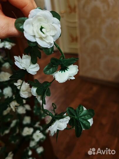 Цветочные лианы 4 штуки по 2м40см