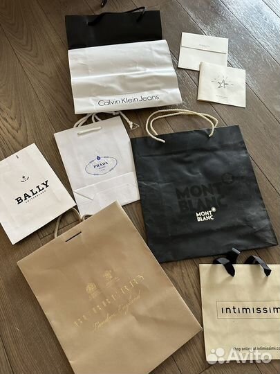 Брендовые пакеты комплектом