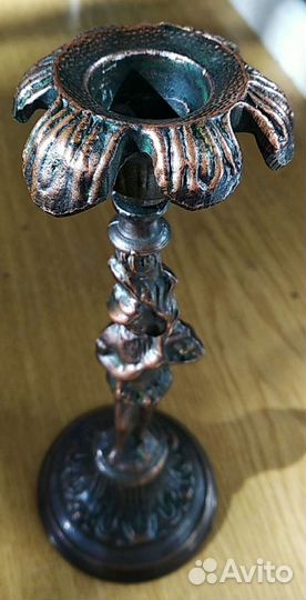 Подсвечник бронза