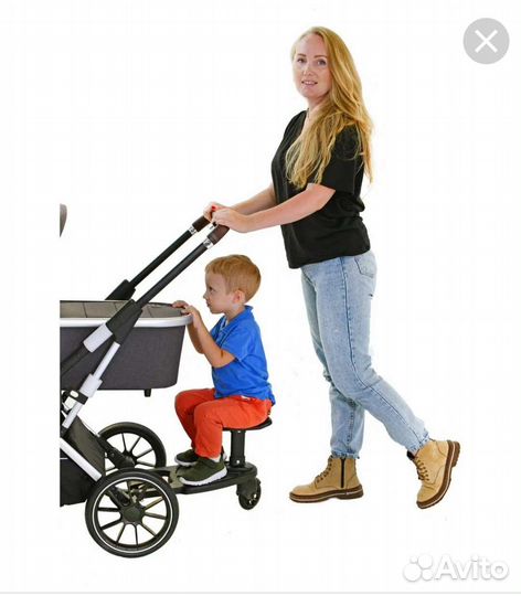 Подножка-сидение на коляску для 2го ребенка
