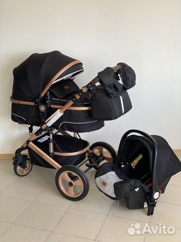 Коляска трансформер 3в1 «LuxMom 518 «(новая)