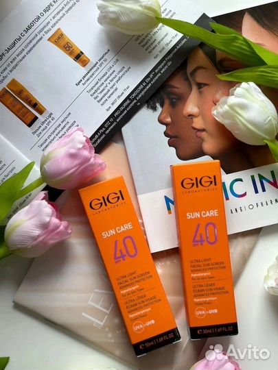 Солнцезащитный крем / эмульсия SPF 50 GiGi. Новый