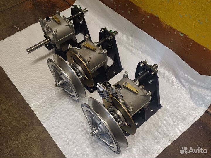 Редуктор шестерёнчатый на мотобуксировщик