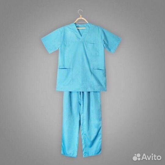 Медицинский (хирургический) костюм и колпак