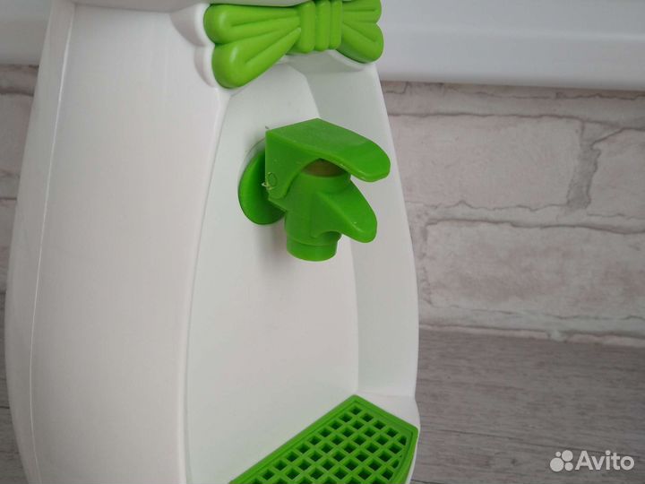 Детский кулер для воды, белый/зеленый, 2 л