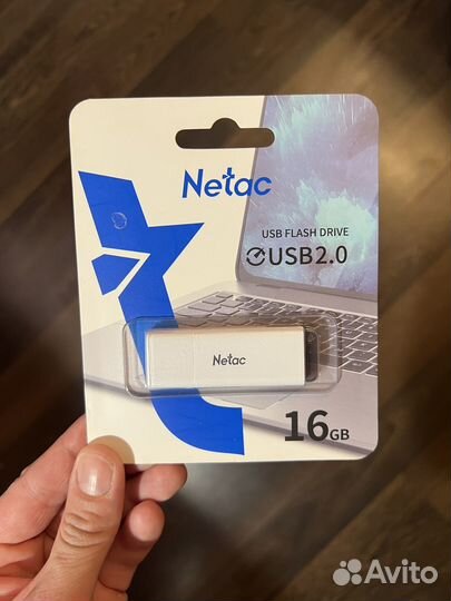 Флешка USB 2.0 16 Gb Netac