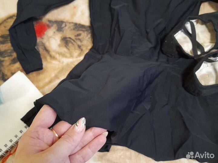 Купальник для танцев черный