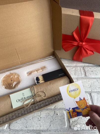 Подарочный набор подсвечников свечей