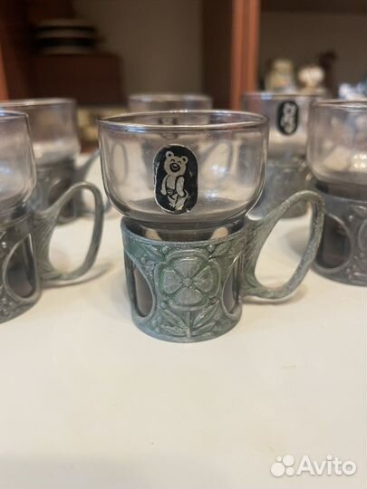 Рюмки СССР олимпийский мишка