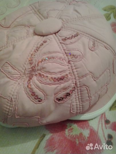 Женский комплект: головной убор и шарф