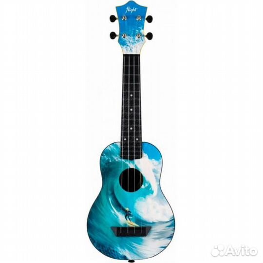 Укулеле сопрано с чехлом Flight TUS 25 surf
