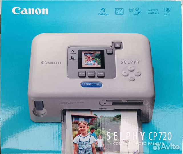 Компактный фотопринтер canon