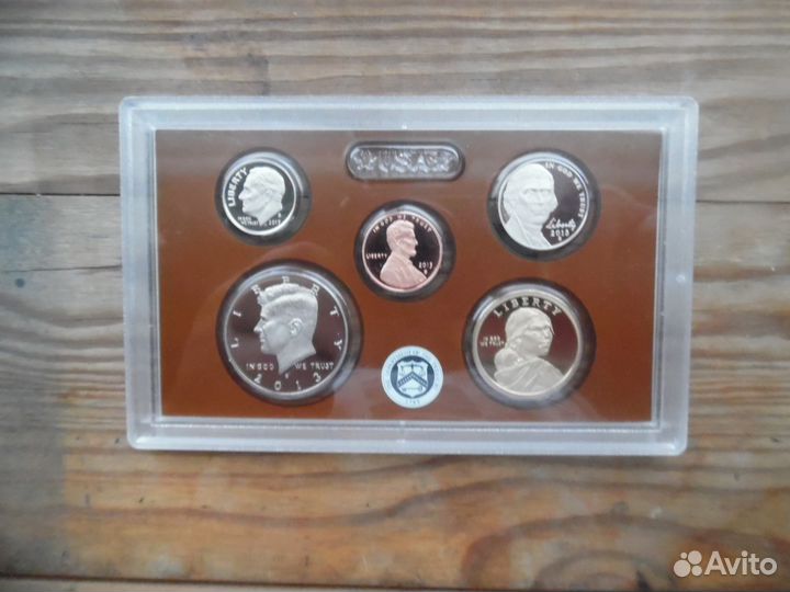 Годовые наборы США в блистере