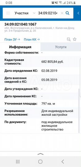 Участок 8 сот. (ИЖС)