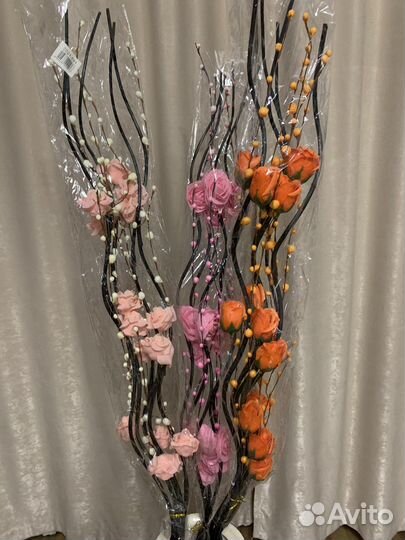 Искусственные цветы для декора