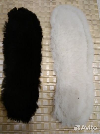 Стельки натуральный мех,все размеры,опт