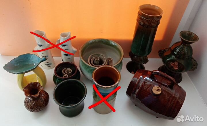 Вазочки, штоф. Керамика СССР. (Обновлено)