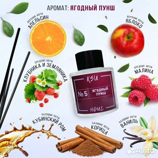 Аромадиффузор с палочками, ароматизатор для дома