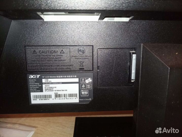 Монитор Acer V193bm 19