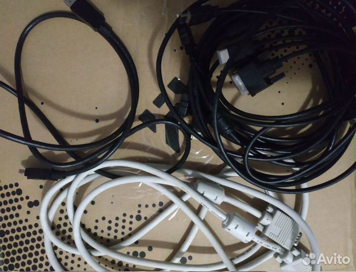 Кабели VGA, DVI-D, hdmi, питания, sata3 и другие