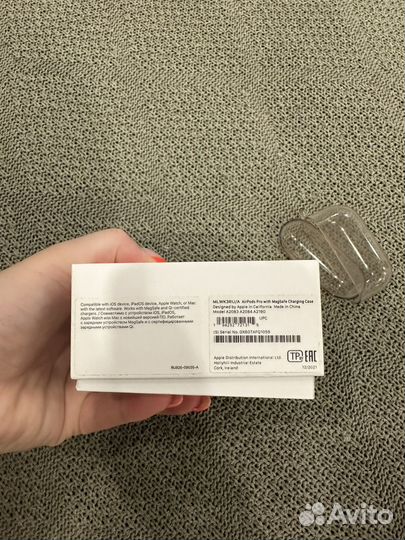 Беспроводные наушники apple airpods pro 1