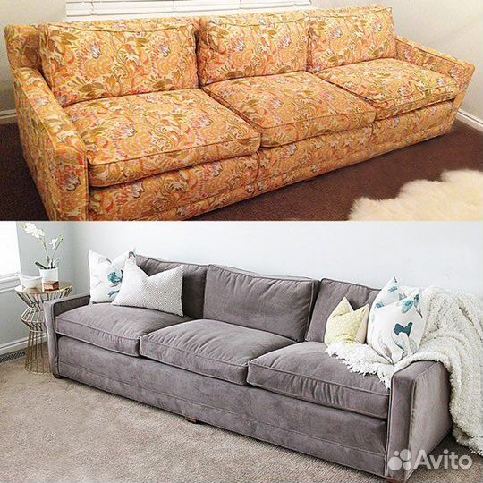 Перетяжка мягкой мебели