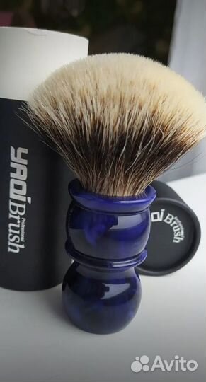 Помазок барсук Yaqi для бритья бритвенным станком
