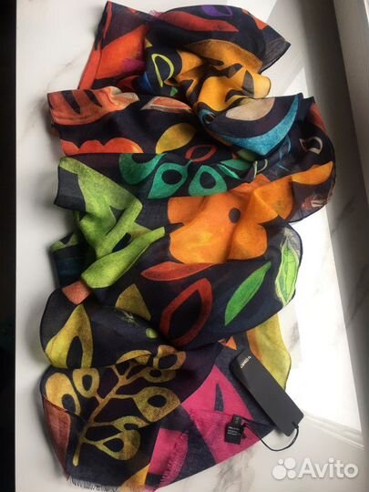 TJ collection шарф новый 100 шерсть