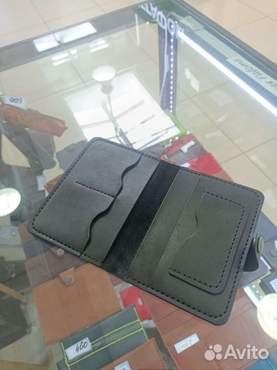 Обложка для автодокументов натуральная кожа