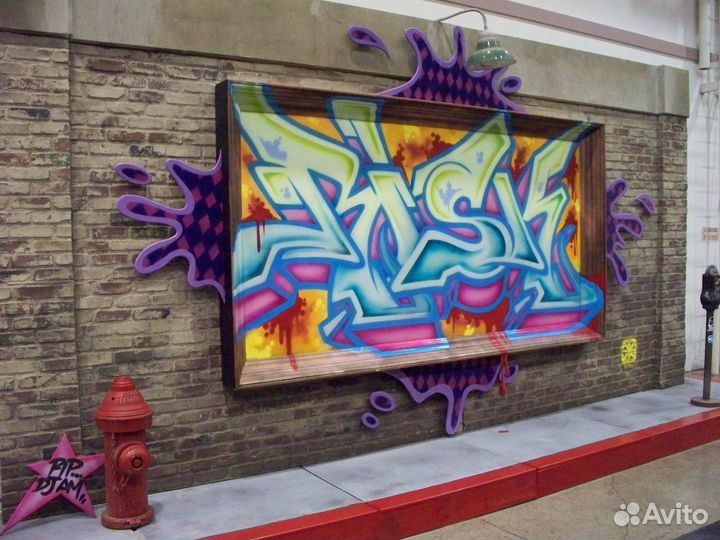 Аэрография на авто. Граффити. Роспись стен