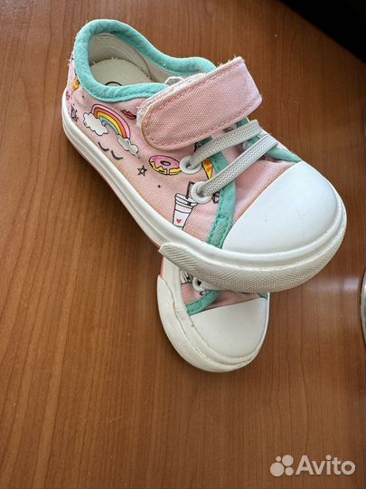 Кеды для девочки 20 размер