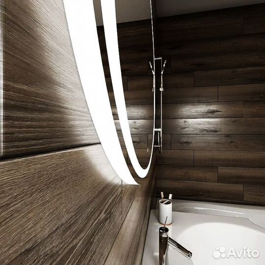 Зеркало Art&Max am-pes-900-700-ds-f Белое