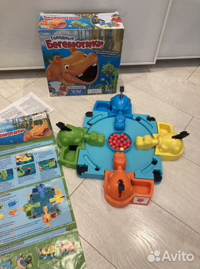 Голодные бегемотики, Hasbro, бу