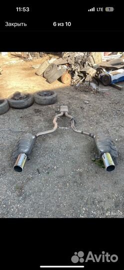 Насадка на глушитель mercedes