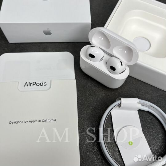 Airpods 3.Гарантия 1 год + чехол