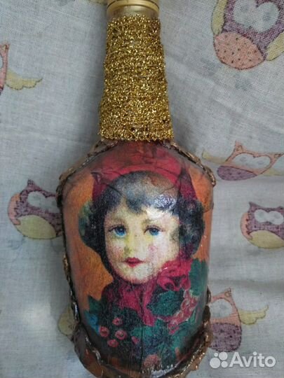 Бутылка декоративная