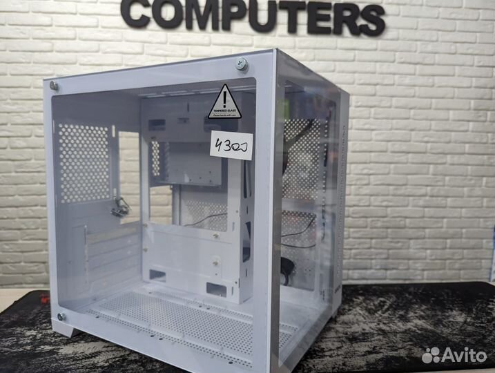 Новый корпус Ginzzu V400 Белый Кубик RGB