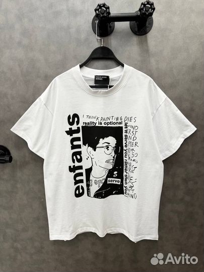 Футболка ERD оверсайз белая