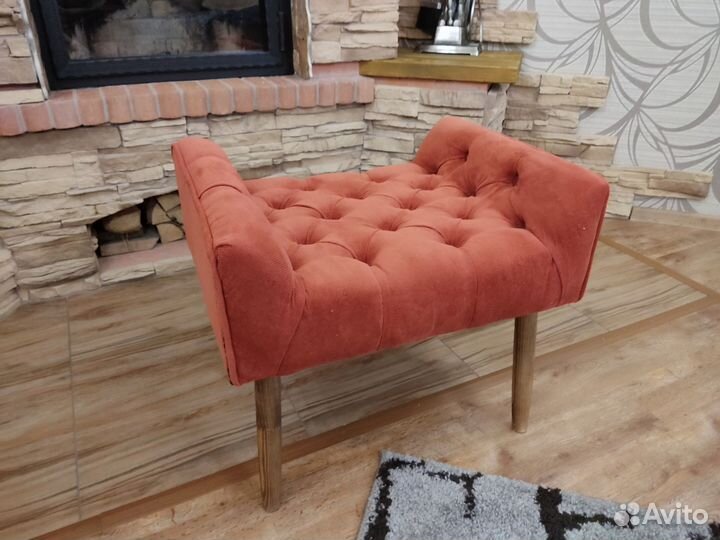 Пуф каминный